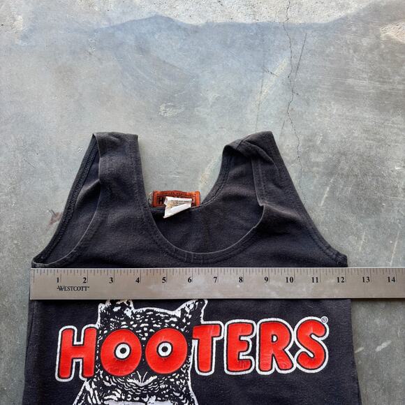 Hooters Uniform Set Tank Top & Shorts PENSACOLA, FL Women's Size XS Black - Picture 6 of 15